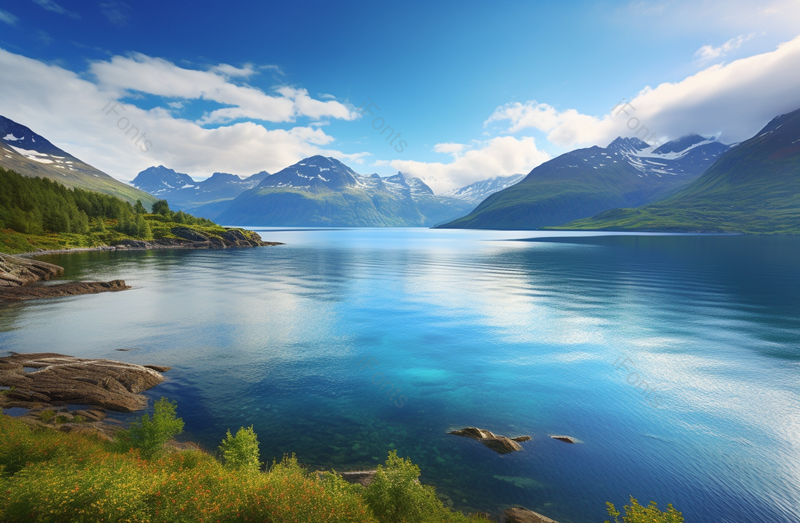 挪威北部风景如画的美丽自然风景,高清,摄影图,摄影图片,图片大全,摄影图免费下载